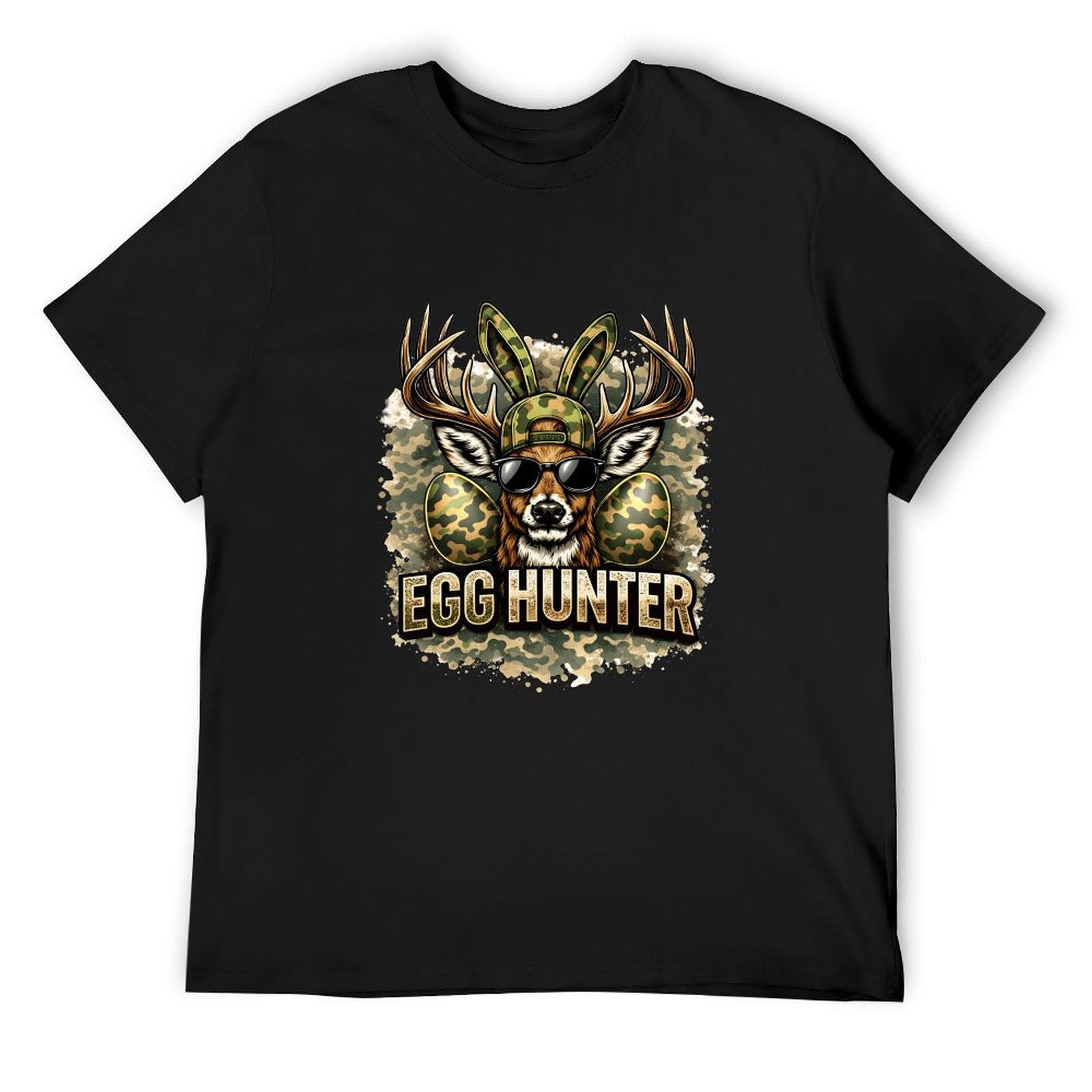 Wildman Hunting & Outdoor Price List - Camiseta Preta Camuflada para Caça de