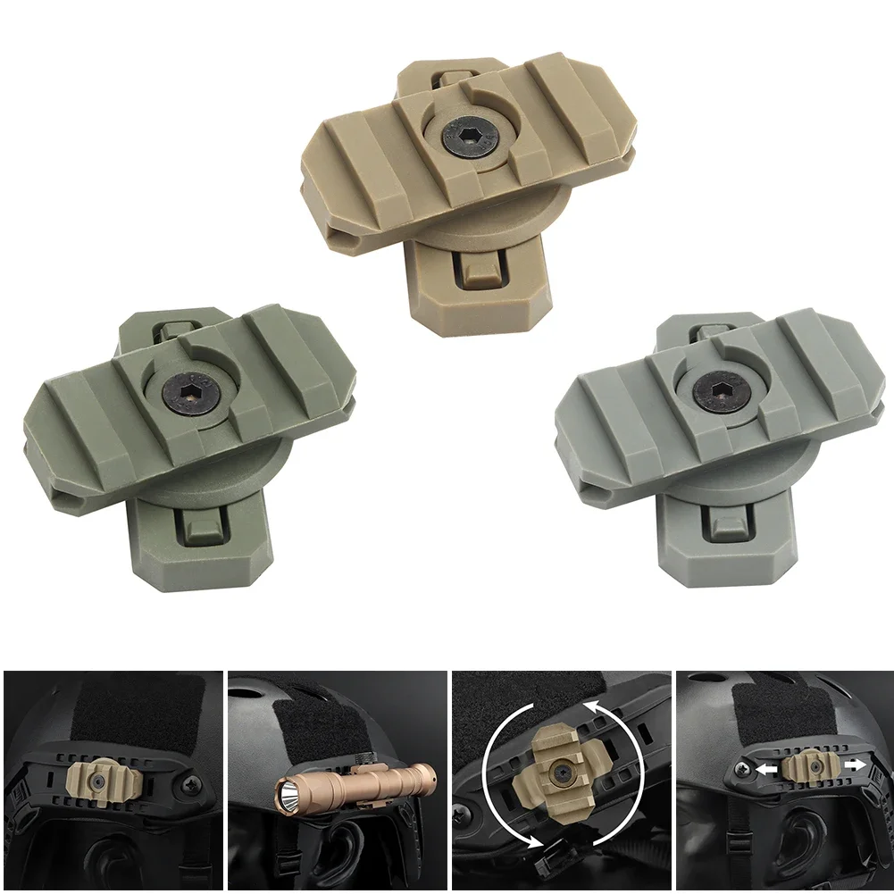 Outdoor Hunting Guide - 2 pçs capacete tático adaptador de