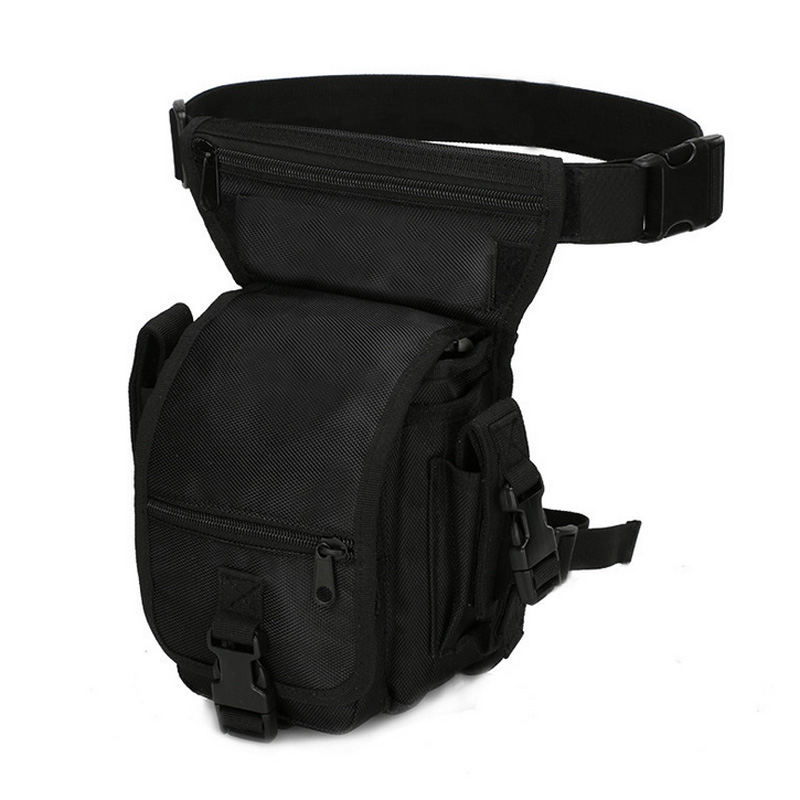 Outdoor Hunting Gear Storage - Bolsa Tática de Nylon para Perna
