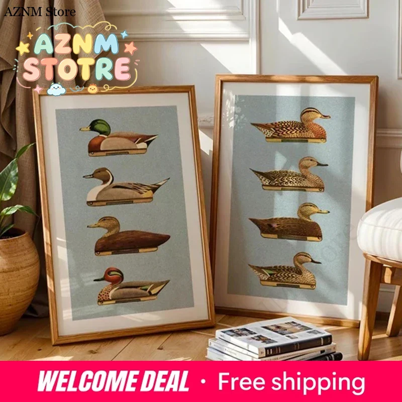 Hunting Outdoor Decor - Pôsteres e Gravuras de Arte Retrô