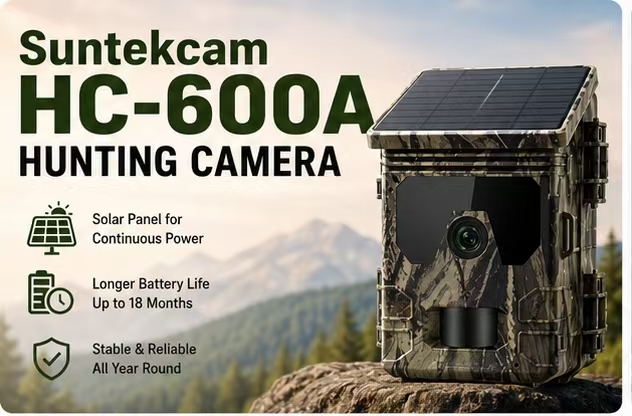 Outdoor Hunting Camera Wifi - Câmera de Trilha Solar para Vida