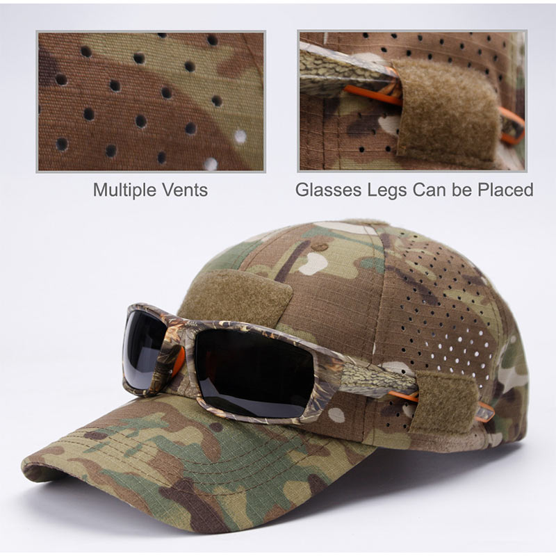 Hunting Outdoor Decor - Boné de Beisebol Camuflado Respirável para