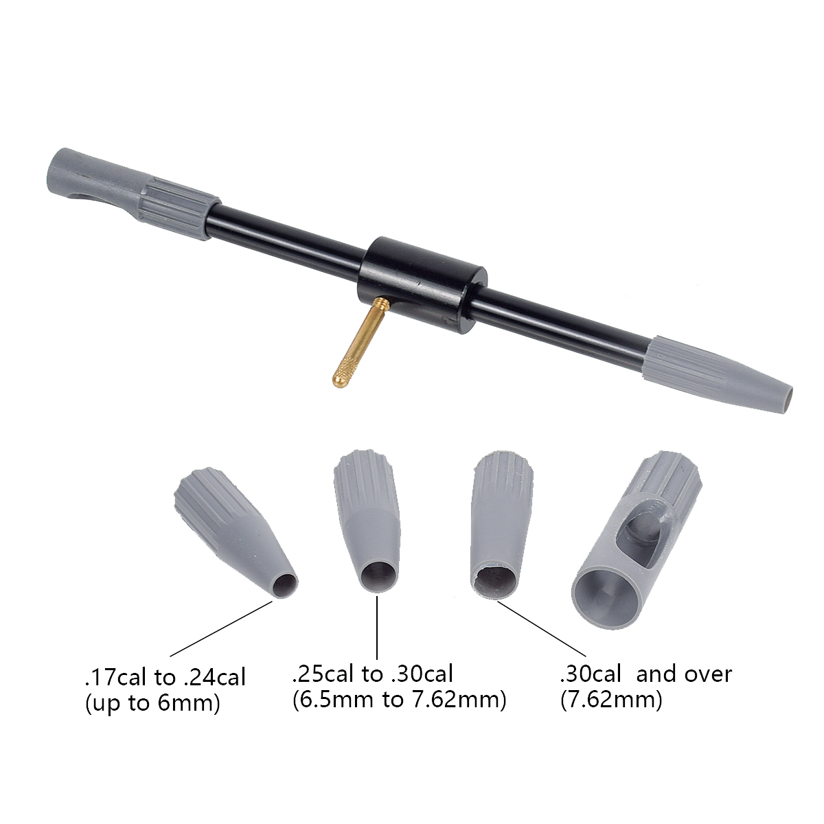 Outdoor Hunting Guide - 8 pçs.17cal.22cal.30cal universal guia de furo