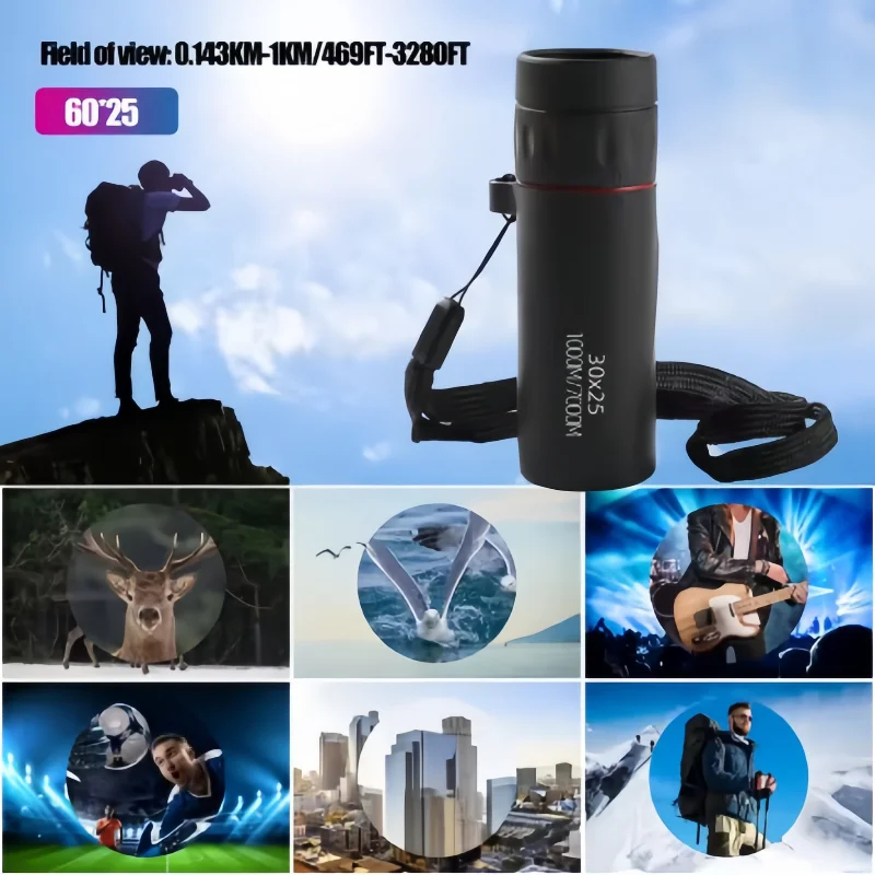 Telescópio Monocular 2000x25,  - Outdoor Hunting Products avaliação e preço