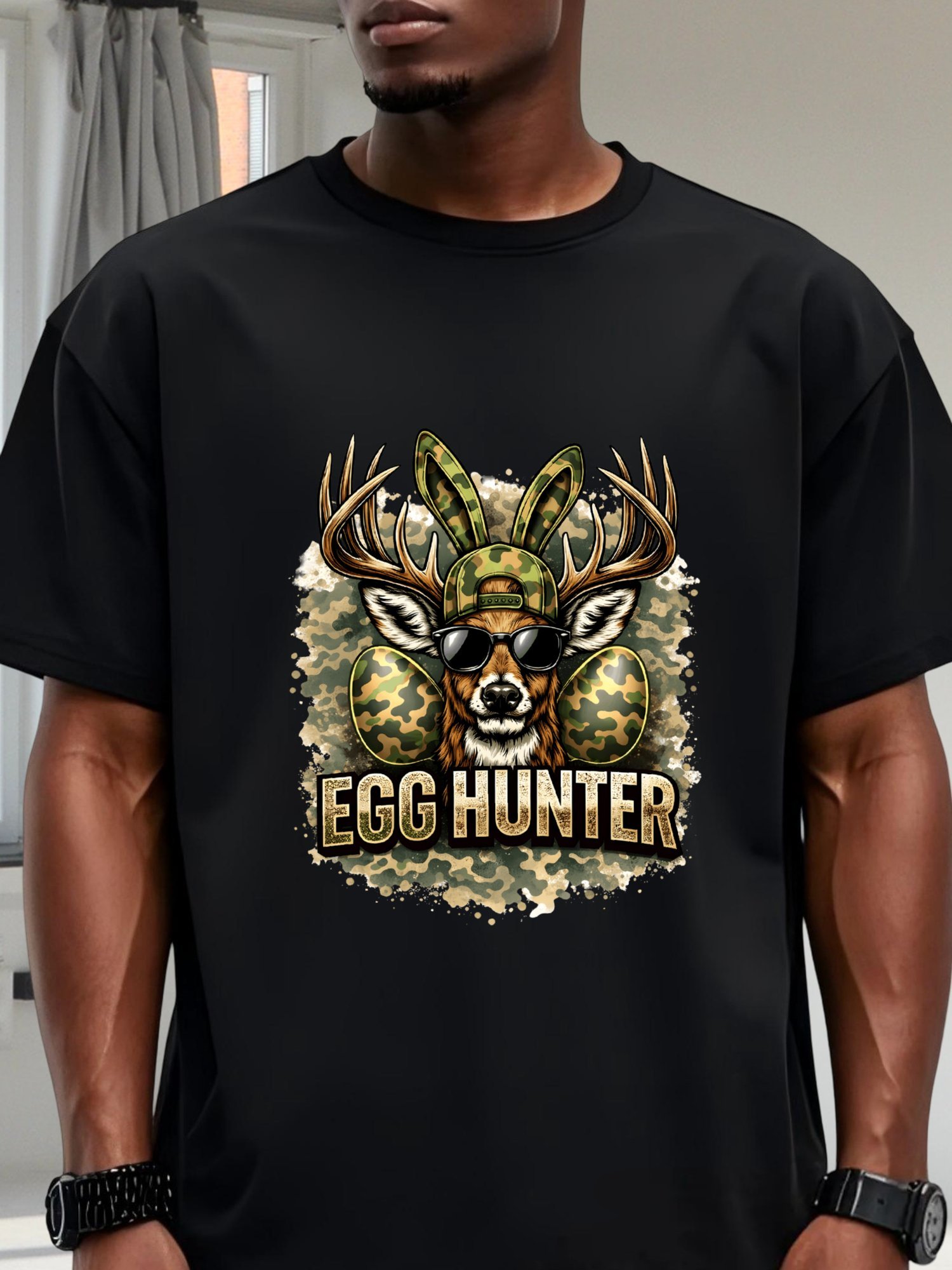 Camiseta Preta Camuflada para  - Wildman Hunting & Outdoor Price List avaliação e preço