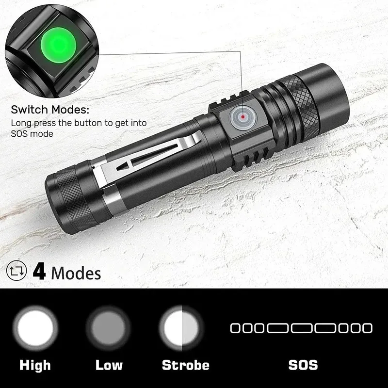 Lanterna LED T6 Recarregável,  - Hunting Outdoors avaliação e preço