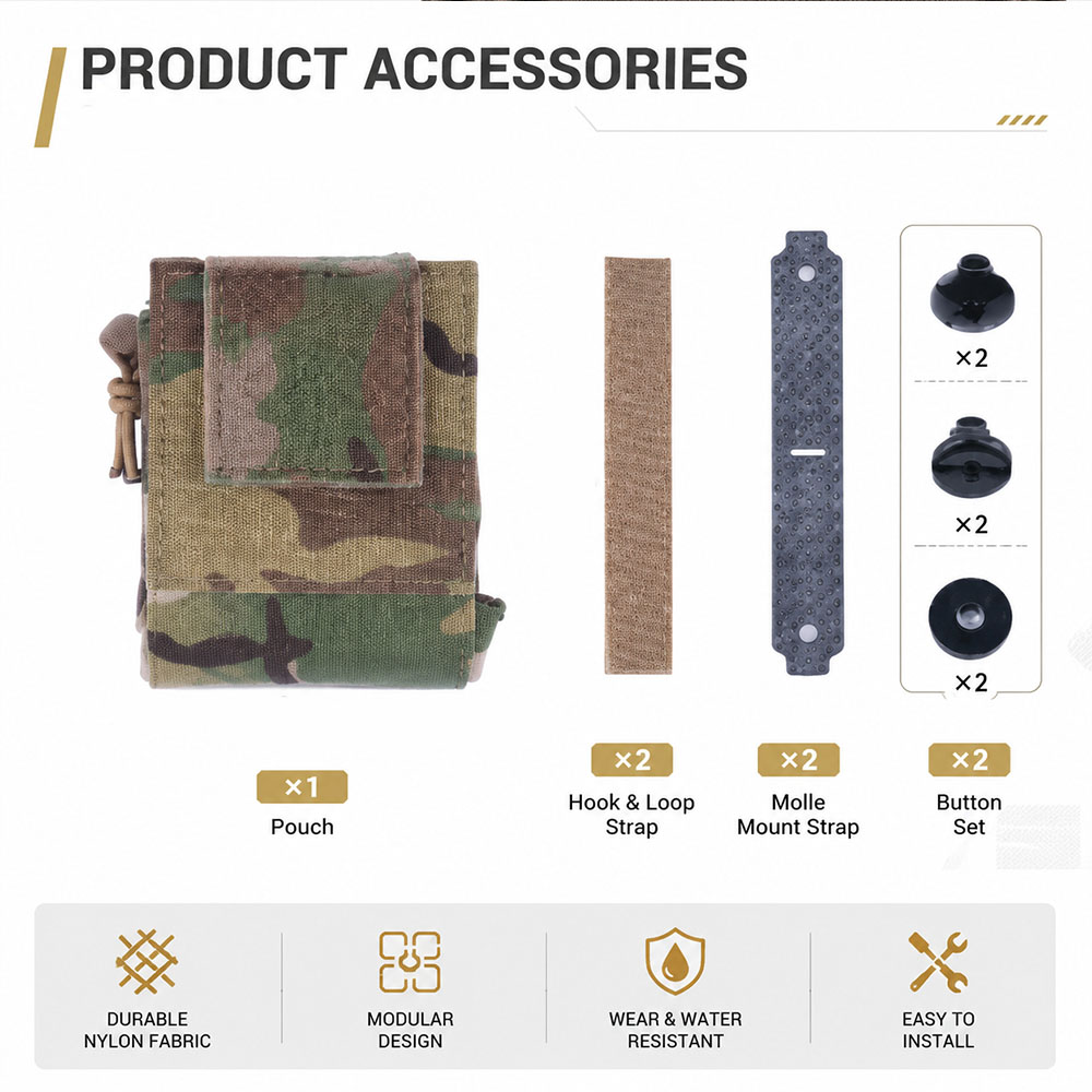Bolsa Tática MOLLE Dobrável pa - Outdoor Hunting Gear Storage avaliação e preço
