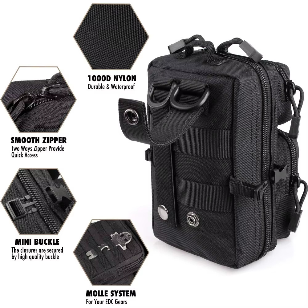 Mini Bolsa Utilitária Molle, B - Outdoor Hunting Gear Storage avaliação e preço