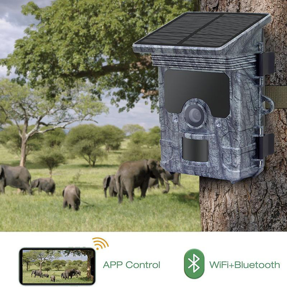 Câmera de caça com painel sola - Outdoor Hunting Camera Wifi avaliação e preço