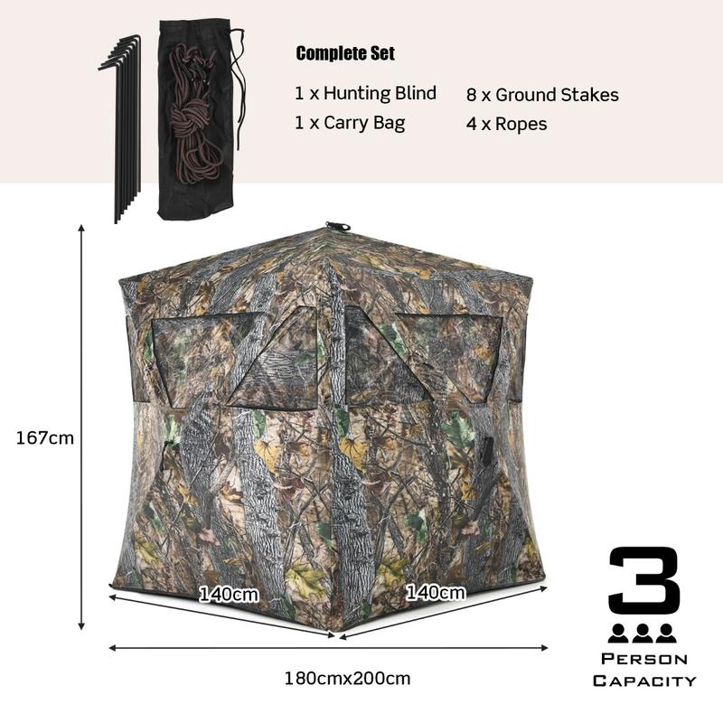 Abrigo de Caça Portátil com Es - Hunting Outdoors avaliação e preço