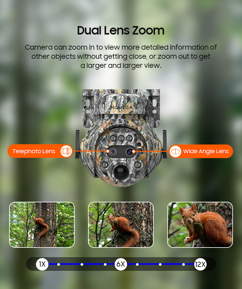 INQMEGA 12X ZOOM 4K 8MP Câmera - Outdoor Hunting Camera Wifi avaliação e preço