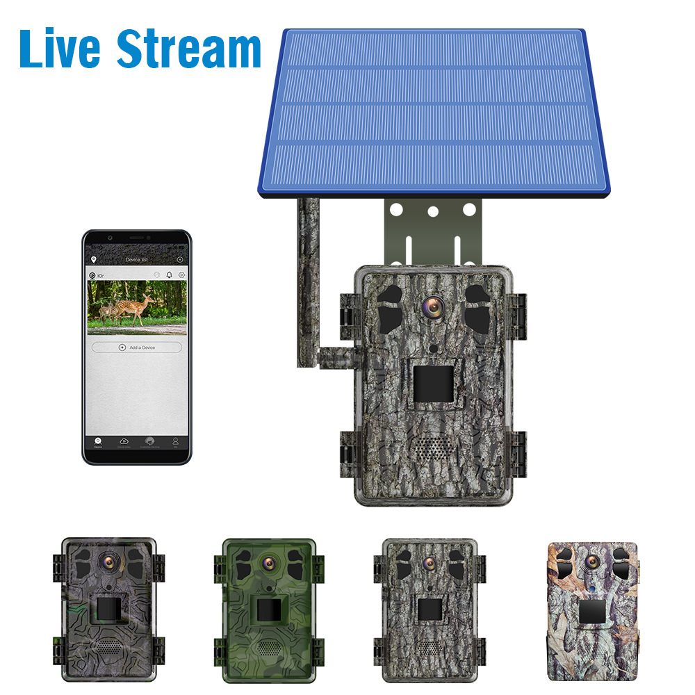 Câmera de Caça Solar 4G LTE co - Outdoor Hunting Camera Wifi avaliação e preço