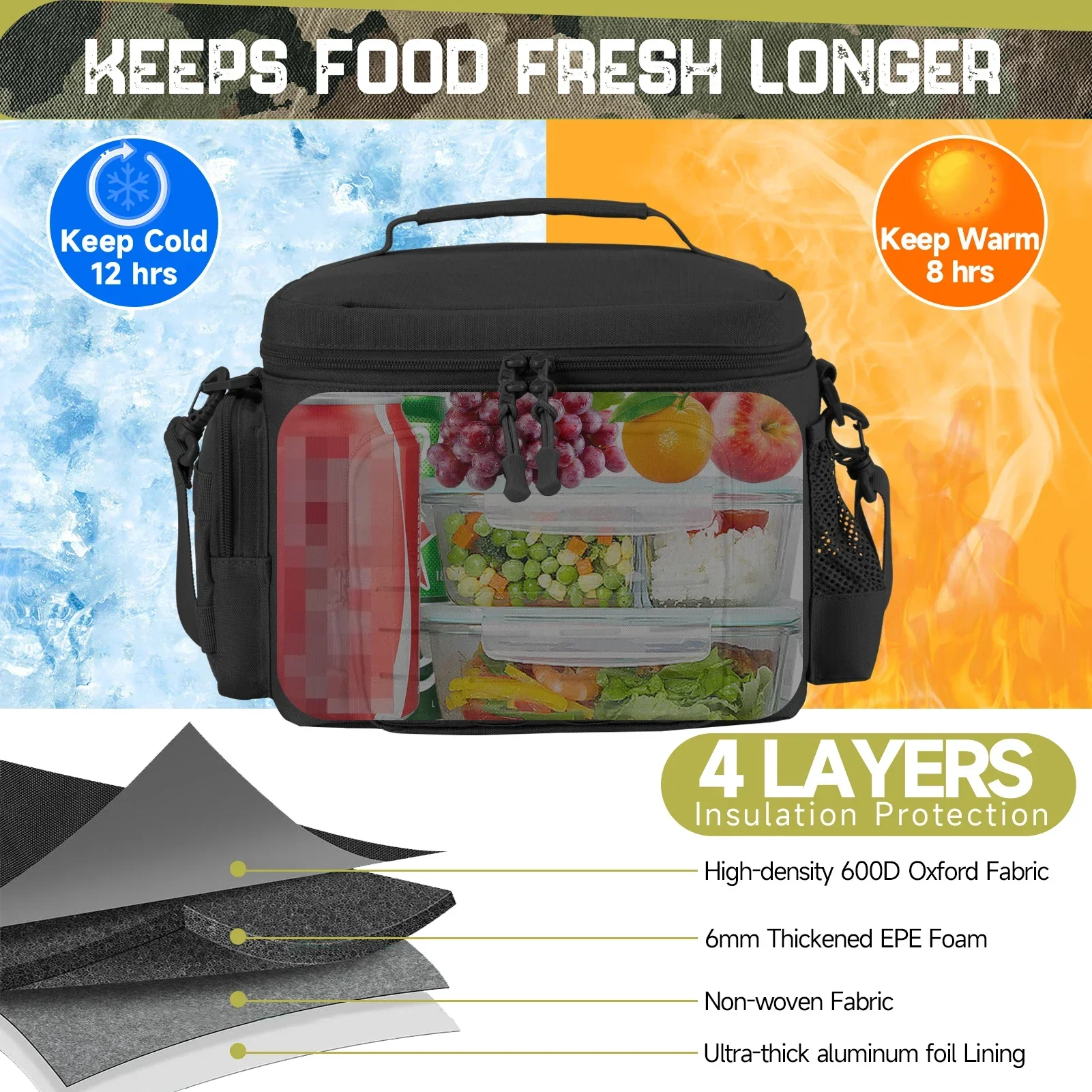13l tático saco térmico refrig - Outdoor Hunting Gear Storage avaliação e preço