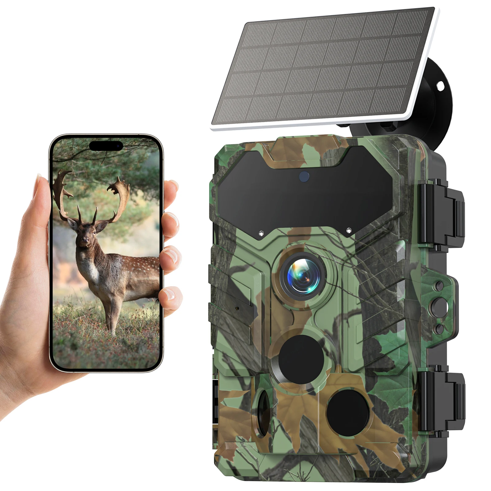Câmera solar ao ar livre sem f - Outdoor Hunting Camera Wifi avaliação e preço