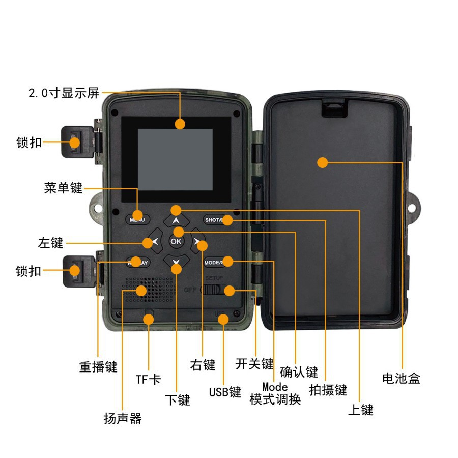 Câmera Bluetooth WiFi Infraver - Outdoor Hunting Camera Wifi avaliação e preço
